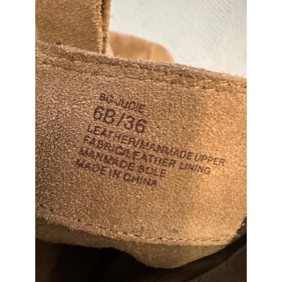 BCBGeneration Women's Judie Sz 6 Tan Camel Suede Brown Chelsea Pull On Boho - Picture 2 of 14
